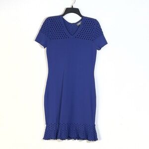 a line party dresses for women A Line Halter Neck Blue Chiffon Long Party Dresses – luladress